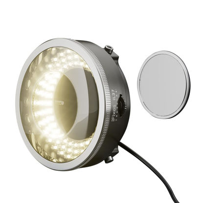 Picture of iFixes iL37 Microscope Polarized 96-LED Ring Light Anti Glare Microscope Lamp Illuminator for Soldering Repair Industrial Camera