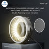 Picture of iFixes iL37 Microscope Polarized 96-LED Ring Light Anti Glare Microscope Lamp Illuminator for Soldering Repair Industrial Camera