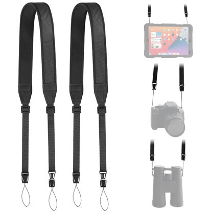 Picture of FIEIL 2 Pank Universal Neoprene Neck Shoulder Strap Soft Camera Strap with Anti Slip Material for Video Camcorder, Binoculars, and Nikon/Canon/Sony/Minolta/Panasonic/SLR/DSLR Digital Cameras