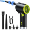 Picture of Compressed Air Duster, Electric Air Duster, Handheld Cordless Air Duster, Stepless Speed Motor, 6000mAh Rechargeable Air Blower, Type-C Fast Charge, for Computer, Keyboard, Pet House…