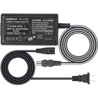 Picture of AC Power Adapter Charger and US Cable Compatible with Sony Handycam DCR-DVD301, DCR-VX2100, HDR-FX1, DCR-TRV280, DCR-PC9, DCR-PC100, DCR-PC101 MiniDV Digital Camcorder