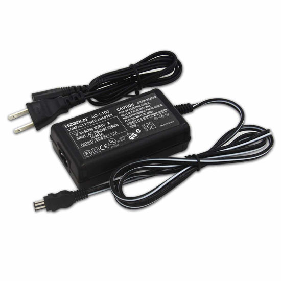 Picture of AC-L100A AC Adapter Charger Compatible with Sony CCD-TRV16, CCD-TRV25, CCD-TRV36, CCD-TRV37, CCD-TRV68, CCD-TRV128, CCD-TRV138, MVC-FD, DSC-S30, DSC-F707, DSC-F717, DSC-F828