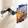 Picture of BKWITY Tablet Holder for Car Headrest, ipad Car Holder Back Seat [3 in 1 Extension Arm], 360° Rotating Adjustable Road Trip Essentials for 4.7-11" iPad Pro, Air, Mini, Galaxy, Fire