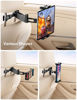Picture of BKWITY Tablet Holder for Car Headrest, ipad Car Holder Back Seat [3 in 1 Extension Arm], 360° Rotating Adjustable Road Trip Essentials for 4.7-11" iPad Pro, Air, Mini, Galaxy, Fire