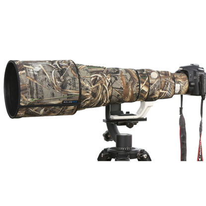 Picture of ROLANPRO Waterproof Lens Camouflage Coat for Canon EF 600mm F/4 L is II USM Camouflage Rain Cover Lens Protective Sleeve #9