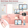 Picture of ALTSON 60 LED Portable Selfie Light Video Conference Lighting with Clip & Camera Tripod Adapter Rechargeable 2200mAh CRI 97+, 9 Light Modes for Phone iPhone Webcam Laptop Photo Makeup