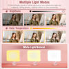 Picture of ALTSON 60 LED Portable Selfie Light Video Conference Lighting with Clip & Camera Tripod Adapter Rechargeable 2200mAh CRI 97+, 9 Light Modes for Phone iPhone Webcam Laptop Photo Makeup