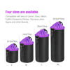 Picture of Lywencom Lens Pouch,Waterproof Protective Lens Bag For SLR Camera Lens,With Adjustable Drawstring And Rotating Clamp,Camera Lens Bag For Nikon, Pentax, Sony, Olympus, Panasonic, Etc (Purple)