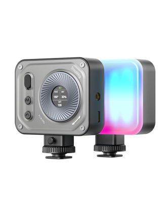 Picture of SMALLRIG Vibe P108 Pro RGB Video Light, Portable Led Camera Light for Photography, Cold Shoe Light, CRI95+, 2500-6500K, 12 Effects, Fill Light Accessories for Content Creator, Streaming