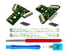 Picture of ElecGear 2X USB C Charging Port PCB for 2nd Gen PS4 Controller, Upgrade DS4 from Micro-USB Input Port to USB Type-C Connector Adaptor Replacement for JDS-040, JDS-055, Flex Cable Repair Tool incl.