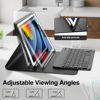 Picture of D DINGRICH iPad Case 10.2 inch with Keyboard, Slim Folio Smart Case for iPad 9th/8th/7th Generation - Built-in Pencil Holder - Rechargeable Bluetooth Keyboard for iPad Air 3rd Gen/iPad Pro 10.5"