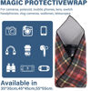 Picture of Walking Way Protective Wrap, Self-Adhesive Magic Cloth Camera Wrap, Universal Storage Cloth, Anti-Scratch, Dustproof, Washable Lens Pouch for DSLR, Smartphones, Laptops, Cosmetic, Household Items