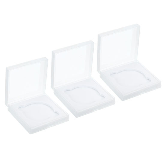 Picture of PATIKIL 62mm Lens Filter Case, 3pcs Camera Filter Case Portable Lens Filter Box Water Resistant Dustproof Plastic for Photography Filter Storage