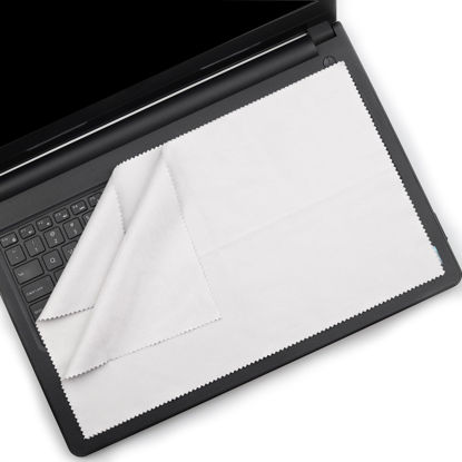 Picture of KEANBOLL Screen Cleaning Cloth, 2-Pack, 15.6 inch, HP Laptop Compatible, Microfiber, Suede Liner, Anti-Fingerprint, Matte Finish, Water Absorption, 2 Pieces