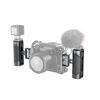 Picture of SMALLRIG Mini Side Handle Handgrip with Dual 1/4"-20 Screw Mount for Mirrorless Digital Camera DSLR Camera Small Camera Cage Built-in Wrench, Up and Down Adjustable, Pack of 2-4957