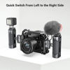 Picture of SMALLRIG Mini Side Handle Handgrip with Dual 1/4"-20 Screw Mount for Mirrorless Digital Camera DSLR Camera Small Camera Cage Built-in Wrench, Up and Down Adjustable, Pack of 2-4957