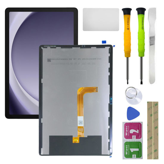 Picture of HQB-STAR Tab A9 Plus LCD Screen Replacement for Samsung Galaxy Tablet Tab A9+ 11" Wi-Fi SM-X210 LCD Display Digitizer Touch Screen Assembly Replacement 11 inch Black+Tools