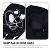 Picture of Ginsco Hard Shell Protection Case Electronic Accessories Organizer Pouch for MacBook Air/pro Adapter Chargers Cables Power Bank, for Sandisk Portable SSD Flash Disk SD Card,Compact Travel Tech Case