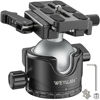 Picture of WEYLLAN EH46L Tripod Ball Head with Lever Release, 46mm Low Profile Heavy Duty Ball Head Mount with Arca Swiss Quick Release Plate for Camera Tripod Monopod DSLR Camcorder Telescope,Max Load 44lb/20kg
