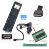 Picture of CY Card 2280 PCI-E4.0 M.2 M-Key to Oculink SFF-8612 SFF-8611 Vertical Host Adapter for NVME U.2 SSD Egpu