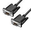 Picture of YIOVVOM DB9 RS232 Serial Extension Cable Male to Male 9 Pin DB9 Cord Straight Through 9 pin Serial Connector Black 3FT