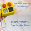 Picture of LeoTube Silicone Shell Cover Case for Yoto Mini Player, Silicone Protective Sleeve Case Compatible with Yoto Mini Bluetooth Speaker (Silicone Case Only, Machine not Included) (Yellow)