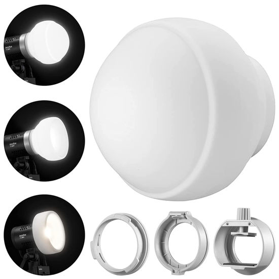 Picture of Godox ML-CD15 Camera Flash Diffusion Dome for Godox V1 V860III V860II V850II TT685II TT600 TT560II TT520II TT660 ML30 ML30Bi ML60 ML60Bi AD100PRO AD200PRO AD300PRO AD400PRO