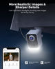 Picture of PEEIPM 2Pcaks Security Cameras Wireless Outdoor, Cameras for Home Security Outdoor, Solar Outdoor Camera with Color Night Vision, AI Detection, 2-Way Talk, IP66 Waterproof, 5G WiFi not Supported