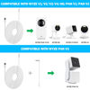 Picture of 2 Pack 25ft Power Extension Cable Compatible with Wyze Cam v4,Wyze Cam Pan v3,Wyze OG,Wyze Cam v3,WyzeCam,NestCam Indoor,Blink,Amazon Cloud Camera,USB to Micro USB Durable Charging and Data Sync Cord
