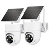 Picture of Oculview 2K Solar Security Cameras Wireless Outdoor, 2PCS Outdoor Camera Wireless with 360° View, Cameras for Home Security with Color Night Vision/2-Way Audio, 2.4GHz Wi-Fi Only