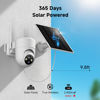 Picture of Oculview 2K Solar Security Cameras Wireless Outdoor, 2PCS Outdoor Camera Wireless with 360° View, Cameras for Home Security with Color Night Vision/2-Way Audio, 2.4GHz Wi-Fi Only