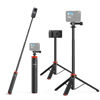 Picture of UURig Extendable Selfie Stick Tripod for GoPro Max Hero 10 9 8 7 6 5 4, DJI Osmo Action, Insta 360 One R and More Action Camera（50.7''）