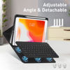 Picture of BOBOLEE 9th Generation Keyboard Case for iPad 10.2 Inch 8th 7th (2021/2020/2019) - Pro 10.5 inch Air 3rd 2017 2019, Wireless Detachable Removable Magnetic Cover Shell with Pen Holder, Black