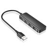 Picture of USB Hub,USB Splitter,USB 4-Port Extender Multiport USB Adapter 1 in 4 Out USB Expander for Charging/Data Sync Compatible with PC, Laptop, PS4, Mac Mini, MacBook, Surface Pro, More, USB2.0 Hub Under $5