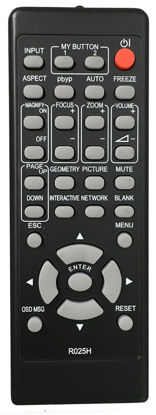 Picture of R025H Universal Remote Control Compatible for Hitachi CP-EX252N CP-EW302N CP-EX3051WN CP-WU5500 CP-WX5505 LP-AW4001 MP-JW3501 LCD Projector Remote Control