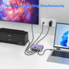 Picture of Ethernet Splitter 1 to 4 1000Mbps, LAN Splitter High Speed RJ45 Port Internet Splitter for Cat 5/5e/6/7/8 Cable, Ethernet Router Switch for PC/Laptop/TV (4 Devices Networked Simultaneously)