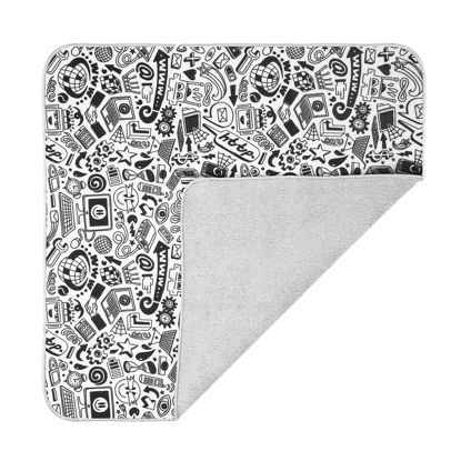 Picture of XAMOREST 15 in Camera Wrap with Pouch,Lens Protective Wrap,Anti-scratch Anti-dust, Flexible Wrapper Camera Travel Accessories for DSLR Mirrorless Camera Lens(Graffiti)