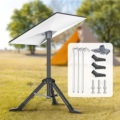 Picture of Starlink Gen 3/ Starlink Mini Tripod Stand, Outdoor Portable Starlink Mounting Kit for Camping and RV Travel, Includes Pipe Adapter