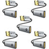 Picture of Warrky 4K DisplayPort to HDMI Adapter 5 Pack,[Metal Case, Gold-Plated Pins] Uni-Directional Display Port (DP) to HDMI Monitor Converter 1080P@120Hz Compatible for HP, AMD, NVIDIA. Male to Female.