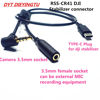 Picture of DYTDIEYINGTU RSS-cr41 R Cable is Suitable for Sigma fp fpl Camera Shutter Cable Connected to DJI Ronin stabilizer Photo and Video Shutter Release Control Cable Connected to rs2 rs3 rs4/ Focus pro