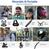 Picture of 40-in-1 Accessories Kit for Gopro Hero 12 11 10 9 8 7 6 5 4 3, for DJI OSMO Action 4/3/2 AKASO EK5000 EK7000 4K Action Camera Accessory with Shoulder Storage Bag Chest Strap Helmet Chin Strap Mount