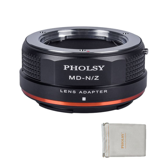 Picture of PHOLSY Lens Mount Adapter Compatible with Minolta Rokkor MD/MC/SR Lens Compatible with Minolta MD to Nikon Z Mount Camera Body Compatible with Nikon Z fc, Z30, Z9, Z8, Z6II, Z7II, Z6, Z7, Z5, Z50