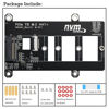 Picture of iUniker PCIe M.2 HAT+ for Raspberry Pi 5, Pi 5 NVMe SSD PIP PCIe Peripheral Board with Extra Screw Sets for 2280/2260/2242/2230 NVMe SSD for Raspberry Pi 5
