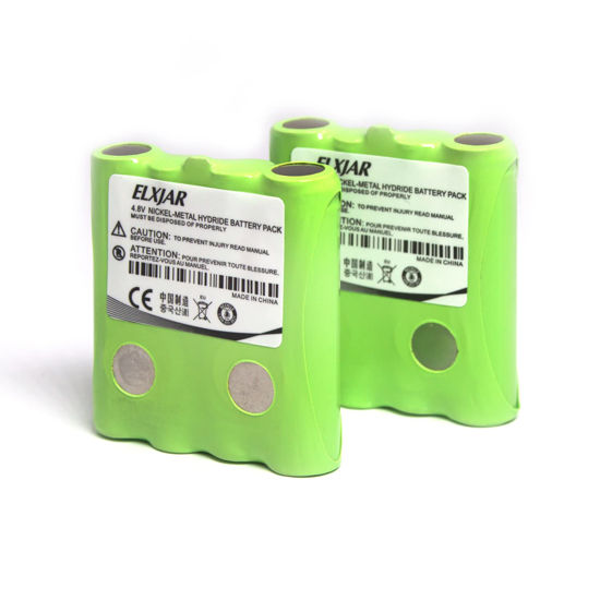 Picture of ROWSHEP (2-Pack) 4.8V 700mAh Ni-MH Battery Replacement for Cisco GA-cm, FA-NICD, Cobra FA-BP FA-CK GA-cm GA-CR GA-CT IXNN4002A