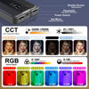 Picture of IVISII G2 Pocket RGB Camera Light,32Wh Built-in 4300mAh Rechargeable Battery 360°Full Color Gamut 9 Light Effects,2600-10000K LED Video Light Panel with Aluminum Alloy Body, Adjustable Tripod Stand