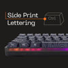 Picture of Higround Trailhead 65% Mechanical USB Wired Gaming Keyboard, TTC Linear Custom Switches, Programable RGB, Hot-Swappable, Deep Thock Creamy Sounding PC Keyboard, Pre-lubed (BLACKICE)