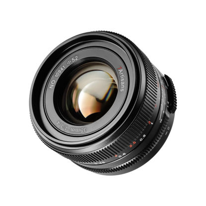Picture of 7artisans 35mm F1.4 Mark Ⅱ Full Frame Manual Focus Prime Lens Large Aperture Compatible with Nikon Z-Mount Camera Z5 Z6 Z6II Z7 Z7II Z9(Black)
