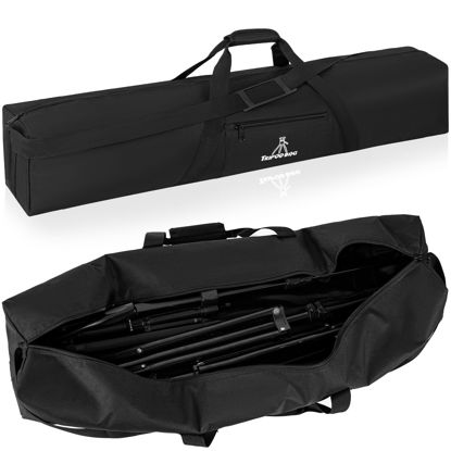 Picture of Tripod Carrying Case, 36x7x7in Heavy Duty Tripod Bag with Shoulder Straps and Handles, Multifunctional Monopod Case for Lights, Speakers, Cameras, Booms, Microphone Stands