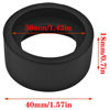 Picture of BOKWORE 2PCS Eyepiece Eye Cup Soft Rubber Eyepiece Cover Binocular Eye Cups Replacement for 32-36 mm Stereo Microscope (Flat Angle), black