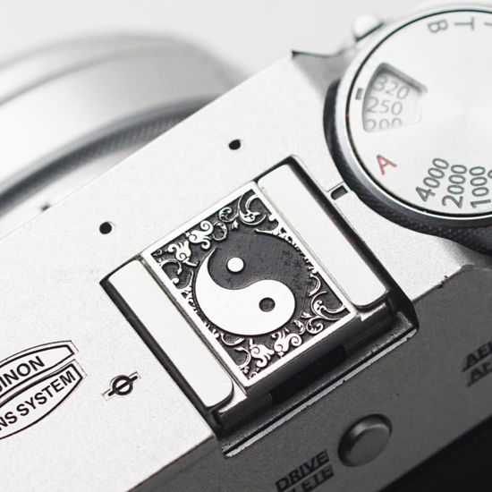 Picture of DBZZ Camera Soft Release Button, Shutter Button for Fujifilm X-T5 X-T4 X-T3 X-T30 X-T30 II X-T20 X-PRO3 X100VI X100V X-E4 X-E3 for Nikon zf (Eight Diagrams Cover)